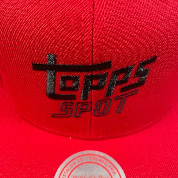 Mitchell & Ness Men's OS Red Topps Spot 2024 PHX AZ Acrylic Wool Snapback Hat - Picture 2 of 12